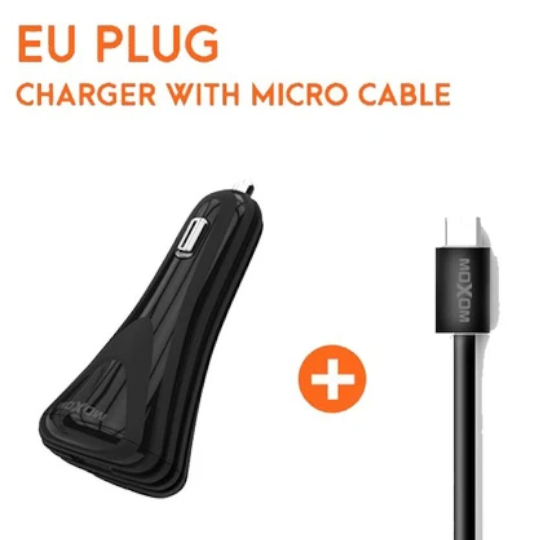 Telefon adapteri Moxom Auto-Charger KC-06 Lightning - Thumbnail 1