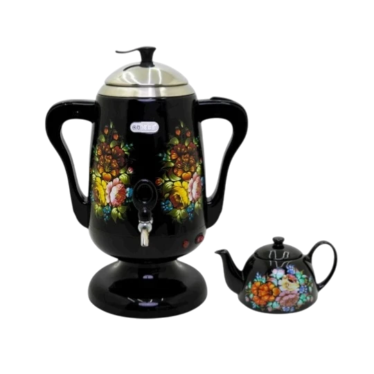 Samovar Quicks Q-6460 (3.5L+0.6L) Qara - Thumbnail 1
