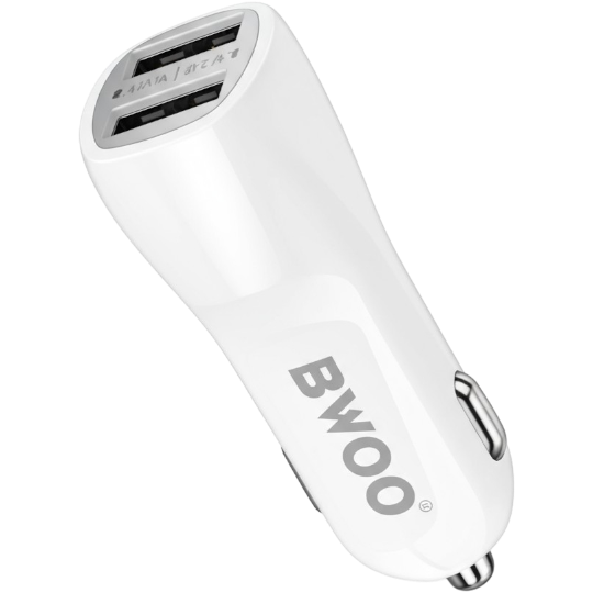 Telefon adapteri Bwoo Car Charger BO-CC16 White 3014