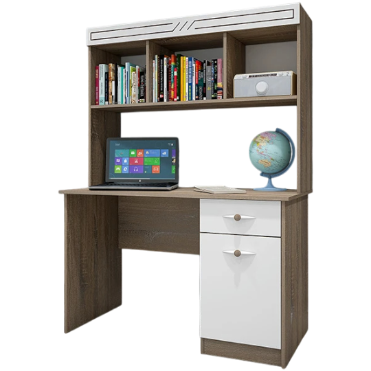 Masaüstü Rəf - Uşaq Mebeli Perla İstanbul Dub Vintaj Beliy Sneq