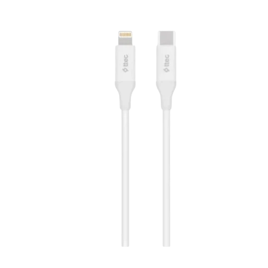 Telefon kabeli Ttec USB WHITE MFI 2DKM04B