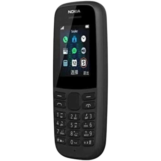 Mobil Telefon Nokia 105 Dual Sim Black - Thumbnail 1