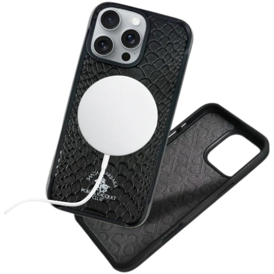 Telefon qabı / Santa Barbara iPhone 14 Pro Max  BLACK 84472 - Thumbnail 1