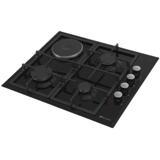 Bişirmə Paneli Alneo 6076 3+1 Qara Emal