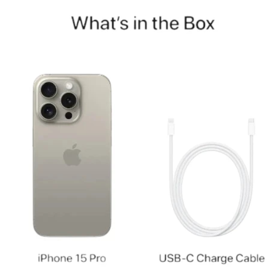 Mobil Telefon Iphone 15 Pro 256GB Natural Titanium - Thumbnail 6