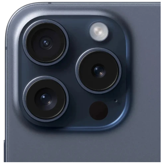 Mobil Telefon Iphone 15 Pro 256GB Blue Titanium - Thumbnail 4