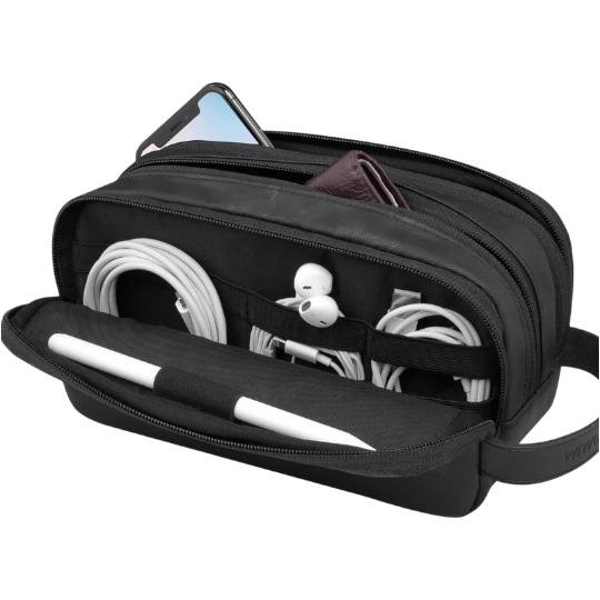 Notbuk çantası Wiwu Salem Travel Pouch BLACK 33399 - Thumbnail 2