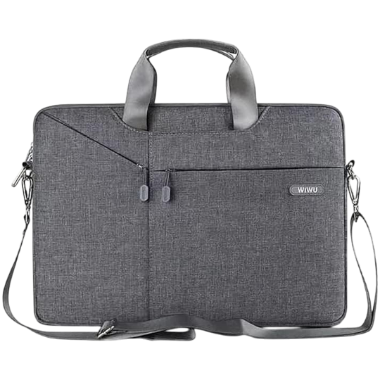 Notbuk çantası Wiwu City 15.4 Laptop/Ultrabook  GRAY 31524 - Thumbnail 2
