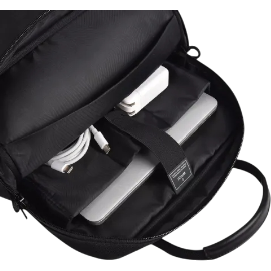 Notbuk çantası Wiwu Alpha Double Vertical Layer Bag Black 02569 - Thumbnail 1