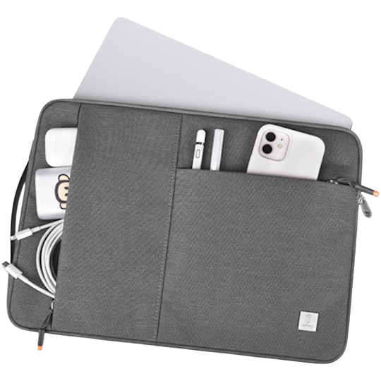 Notbuk çantası Wiwu Alpha 16/16.2 SLEEVE GRAY SLIM 35751 - Thumbnail 3
