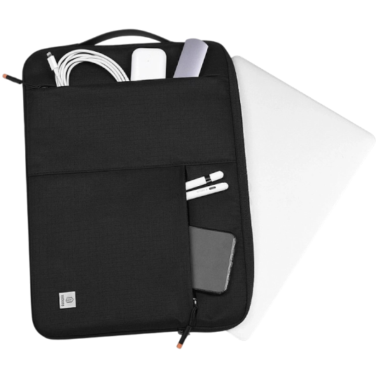 Notbuk çantası Wiwu Alpha Slim Sleeve 14/14.2  BLACK  30329 - Thumbnail 2