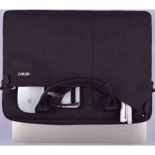 Notbuk çantası Wiwu City 15.4 BLACK 31517 COMMUTER - Thumbnail 2