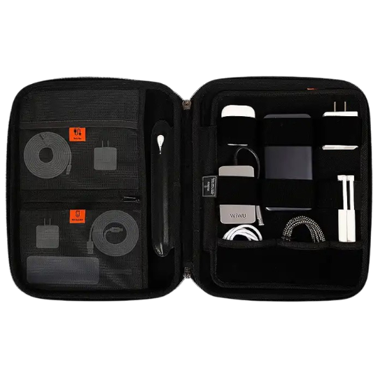 Notbuk çantası Wiwu Parallel Hardshell Bag 12.9"  Black  46559 - Thumbnail 1