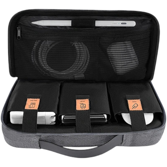 Notbuk çantası Wiwu Alpha Double Layer Sleeve 15.6 GRAY 35775 - Thumbnail 2