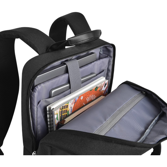 Notbuk çantası Wiwu Minimalist Travel Backpack  Grey 10618 - Thumbnail 4