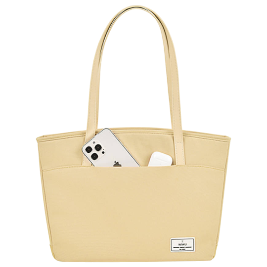 Notbuk çantası Wiwu Ora Tote Women Bag  14"  Ivory  07151 - Thumbnail 2