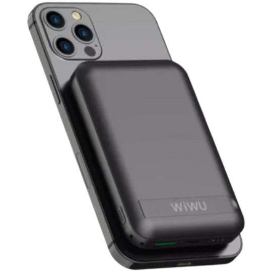 Powerbank Wiwu Snap Cube 10000mAh Magnetic Wireless Black 46993 - Thumbnail 1