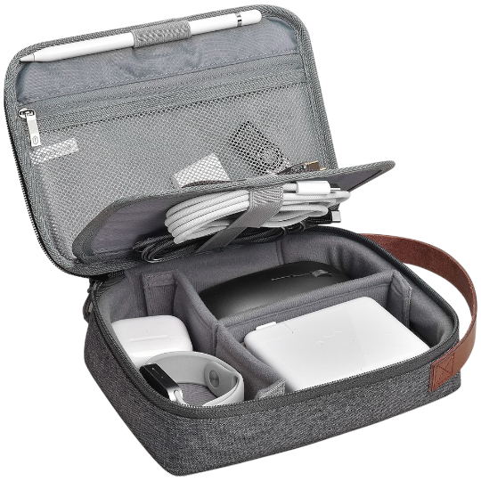 Notbuk çantası Wiwu Minimalis Travel Pouch with Portable Handle Black  - Thumbnail 2