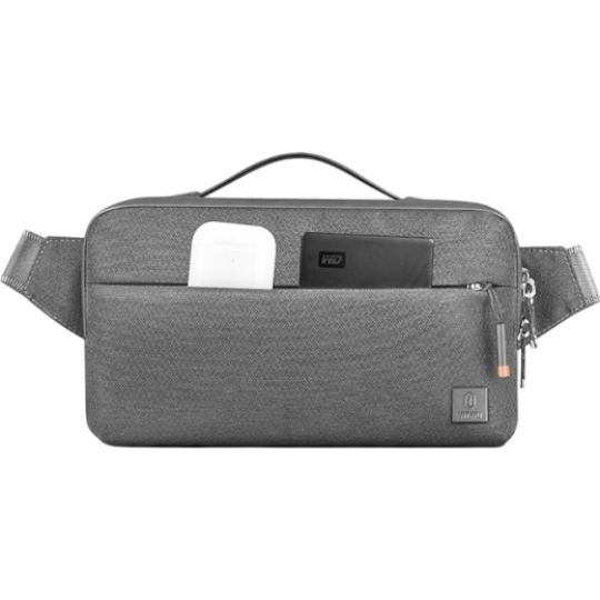 Notbuk çantası Wiwu Alpha CROSSBODY GRAY 38004 - Thumbnail 2