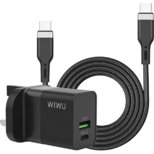 Telefon adapteri Wiwu 30W Quick Charger with Type-C to Lightning Cable 4