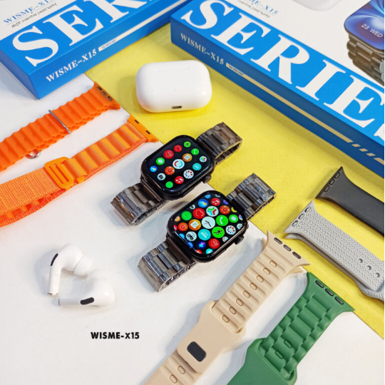 Smart saat WISME -X15 Series10   7+2 Black - Thumbnail 2