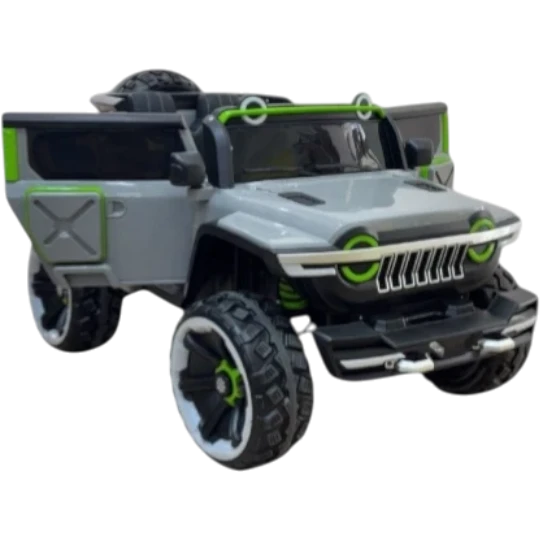 Elektrikli uşaq maşını JEEP WRANGLER 1166 GREY - Thumbnail 1