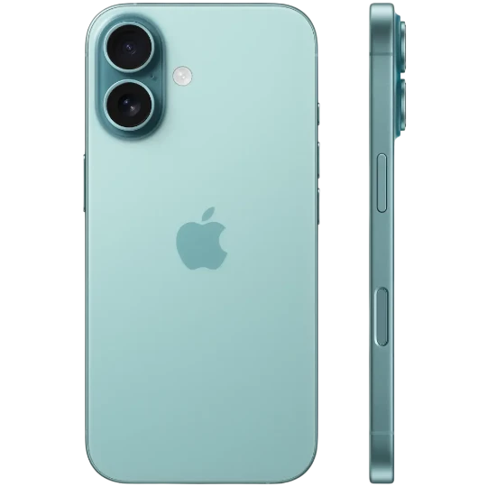 Mobil Telefon Iphone 16 128GB Teal - Thumbnail 2
