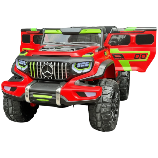 Elektrikli uşaq maşını JEEP MDX900 RED 4X4 - Thumbnail 1