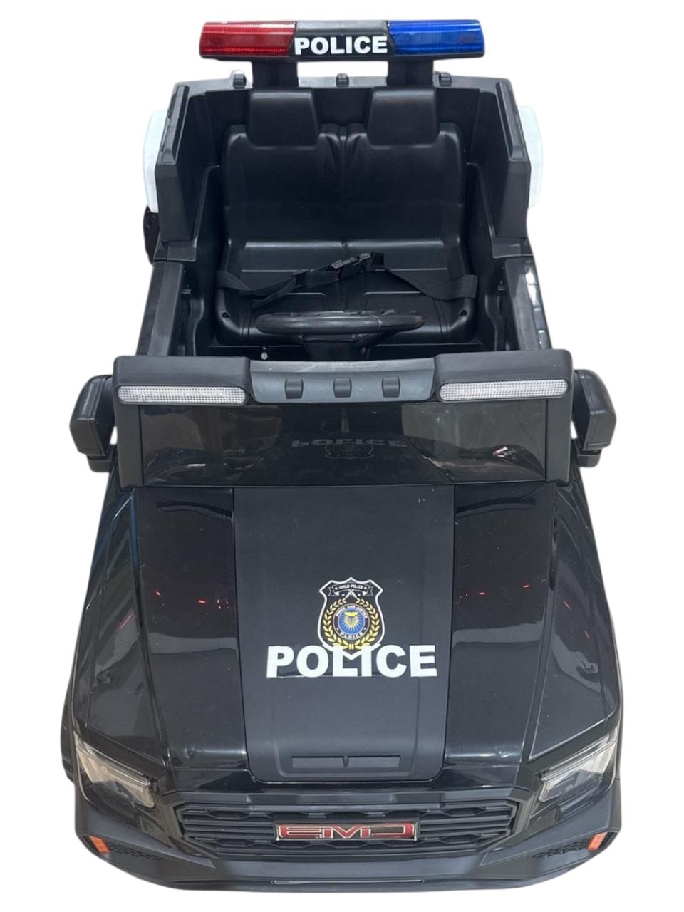 Elektrikli uşaq maşını / 366-10 POLIS 911 QARA - Thumbnail 2