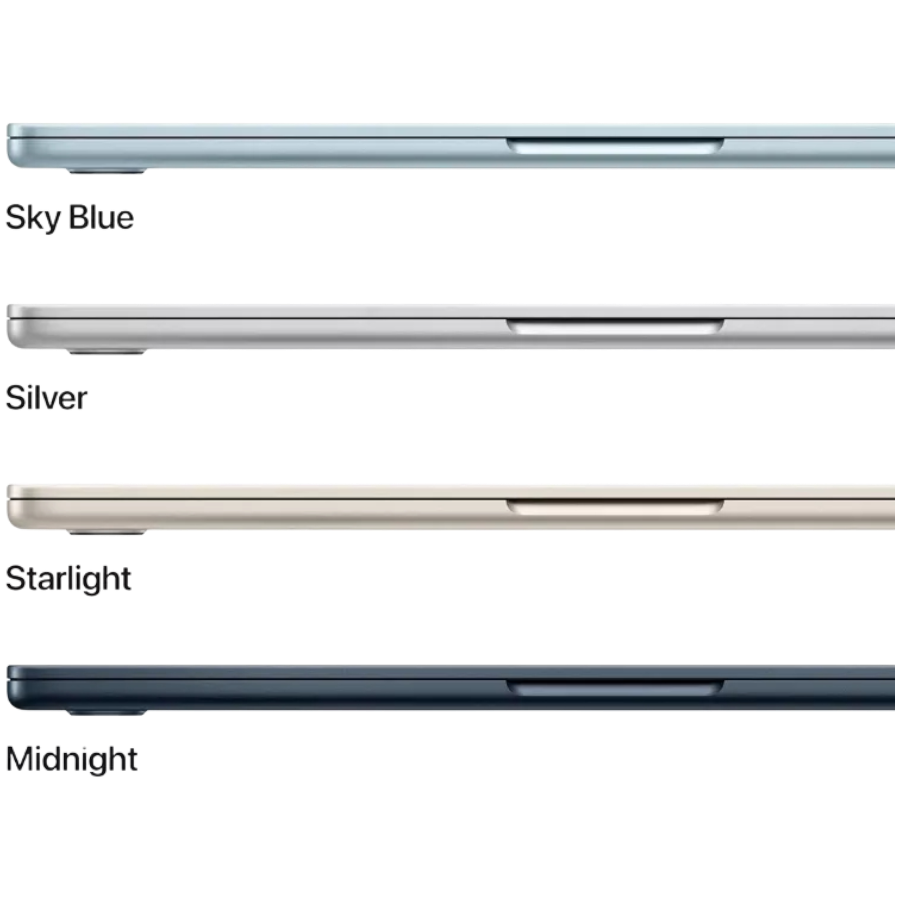 Macbook Apple AIR 13.6" M4 16/256GB SKY BLUE (MC6T4LL) - Thumbnail 2