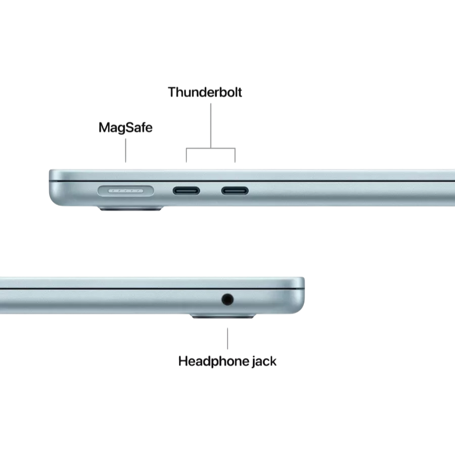 Macbook Apple AIR 13.6" M4 16/256GB SKY BLUE (MC6T4LL) - Thumbnail 3