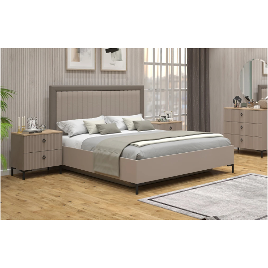 Yataq Dəsti Perla Domenika (Kapuçino) - Thumbnail 1