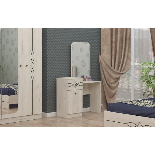 Yataq Dəsti Perla Fırat (Ağ) - Thumbnail 3