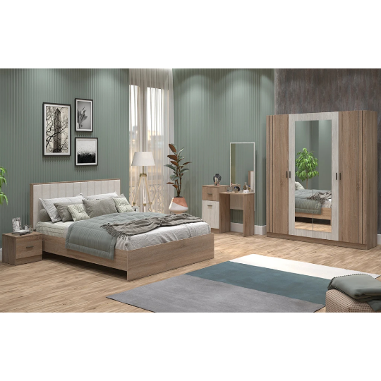 Yataq Dəsti Perla Komo (4 qapılı dolab ilə)