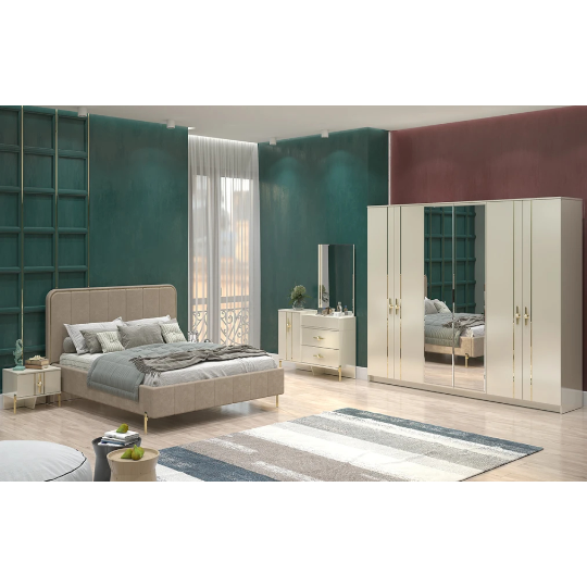 Yataq Dəsti Perla Muray (6 Qapılı Dolab ilə)