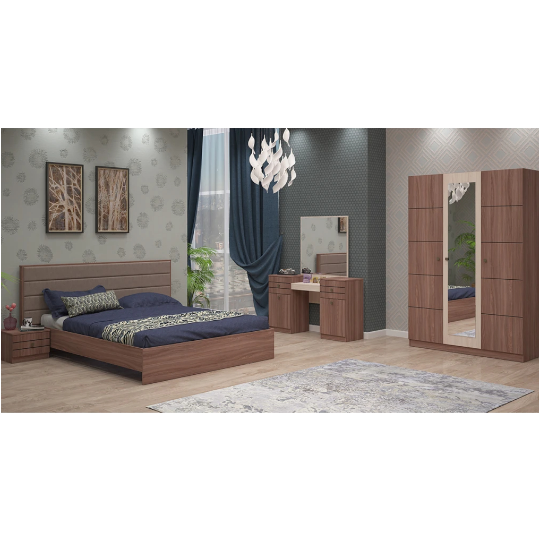 Yataq Dəsti Perla Tuna (3 Qapılı Dolab ilə)