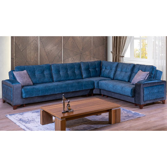 Künc Divan Perla Komfort (Göy) - Thumbnail 1