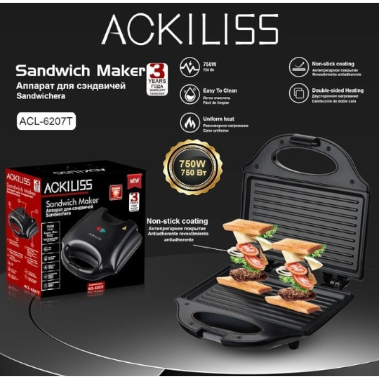 Toster ACKILISS ACL.6207T - Thumbnail 2