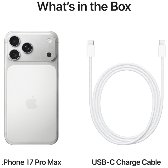 Mobil Telefon Iphone 17 Pro Max 256GB Silver Nano sim - Thumbnail 7