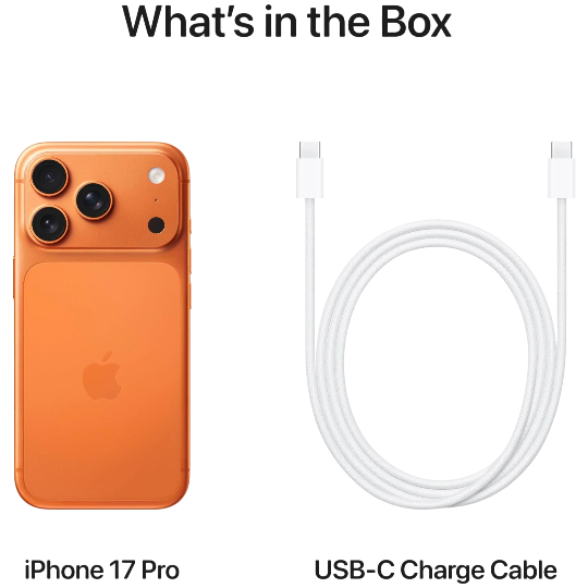 Mobil Telefon Iphone 17 Pro 256GB Cosmic Orange Only Esim - Thumbnail 6