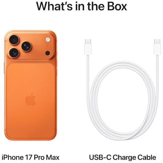 Mobil Telefon Iphone 17 Pro Max 256GB Cosmic Orange Only Esim - Thumbnail 7