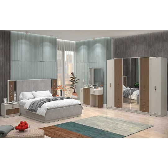 Yataq Dəsti Perla  ATLANTA 6 QAPILI-KAPLAN+KAŞEMİR