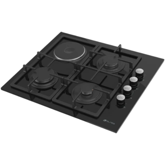 Bişirmə Paneli Alneo 6077 3+1 Qara Şüşə