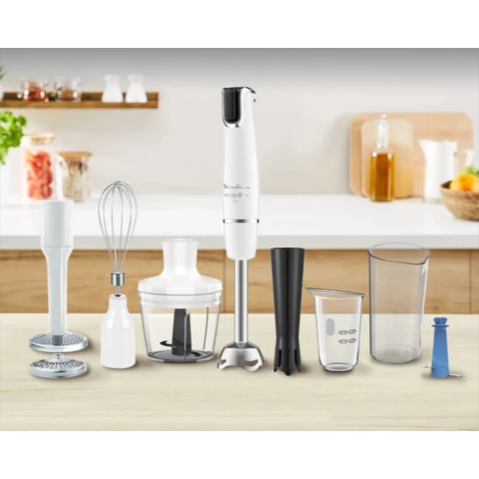 Dəst Blender Moulinex İnfinforce V2 6in1 White - Thumbnail 2