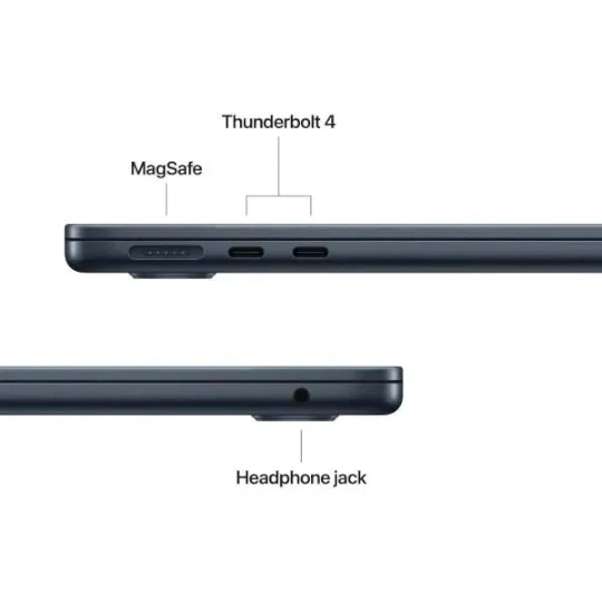 Macbook Apple MacBook Air 13.6 M5 Midnight - Thumbnail 2