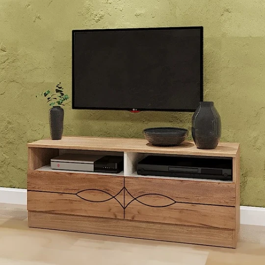 TV altı Perla Qonaq dəsti FIRAT Dub Kraft Tabacnıy + Dub Kraft B