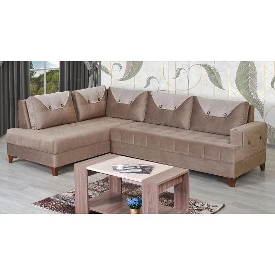 Künc Divan Perla Yumşaq mebel KOMPAKT SOL - BX 2316 - 16