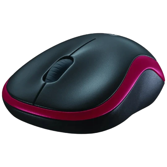 Mouse Logitech M185 - RED							 - Thumbnail 1