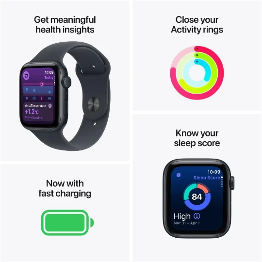 Smart saat Apple Watch SE 3 40MM W/MIDNIGHT - Thumbnail 3