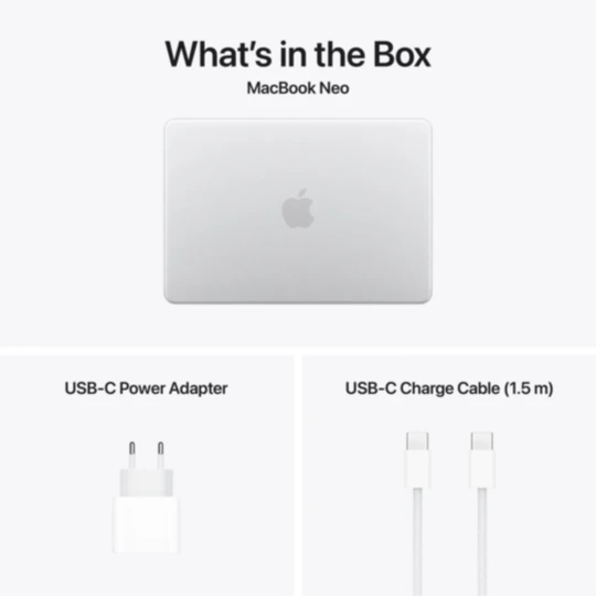 Macbook Apple Neo 13 Silver 256 - Thumbnail 2